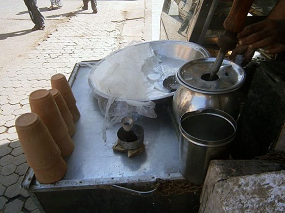 10. Lassi - sweat yoghurt served in clay cups which are for one use only